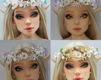 Butterfly Princess Crown Headpiece 1 /4 & 1/3 BJD
