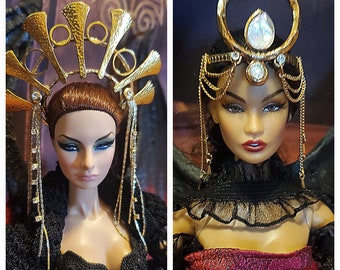 1/6 Fashion Doll Gothic Vampir Kronen Schmuck BJD, Fashion Royalty