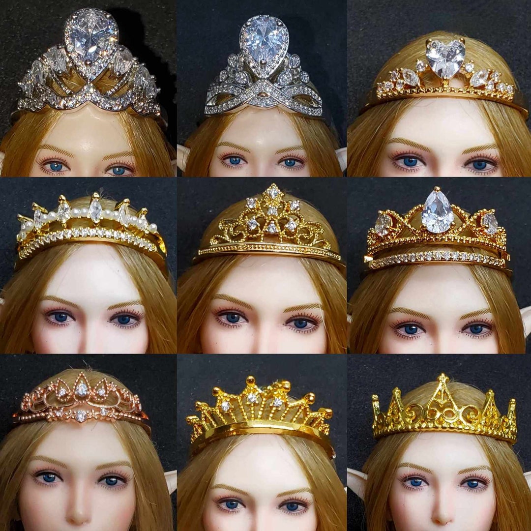 1/6 Size Crown/tiaras Barbie,bjd,fashion Royalty Etc Fashion Doll ...
