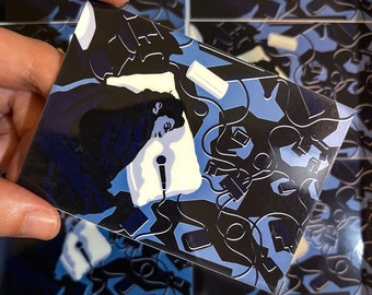 Glow in the dark Bo Burnham Inside sticker