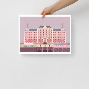 Grand Budapest Hotel fine art poster print