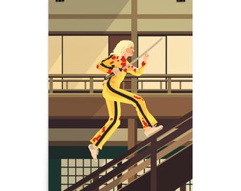 Kill Bill art print poster