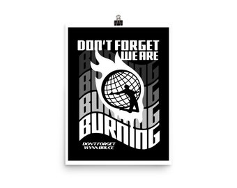 Don't Forget Wynn Bruce Poster design 2