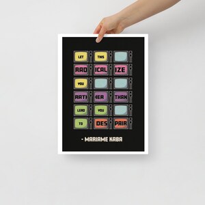 Radicalize Rather Than Despair fine art poster print