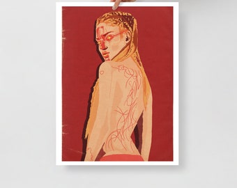 Grimes Shinigami Eyes fine art poster print