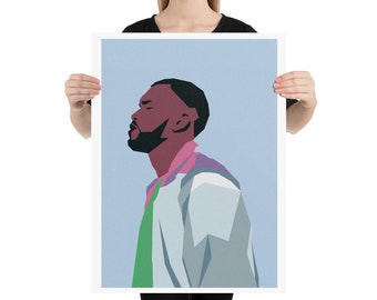 Frank Ocean Geometric Style Fine Art Poster Print
