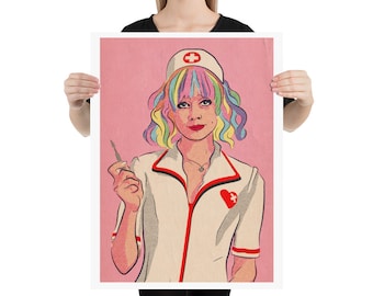 Promising Young Woman Fine Art Poster Print
