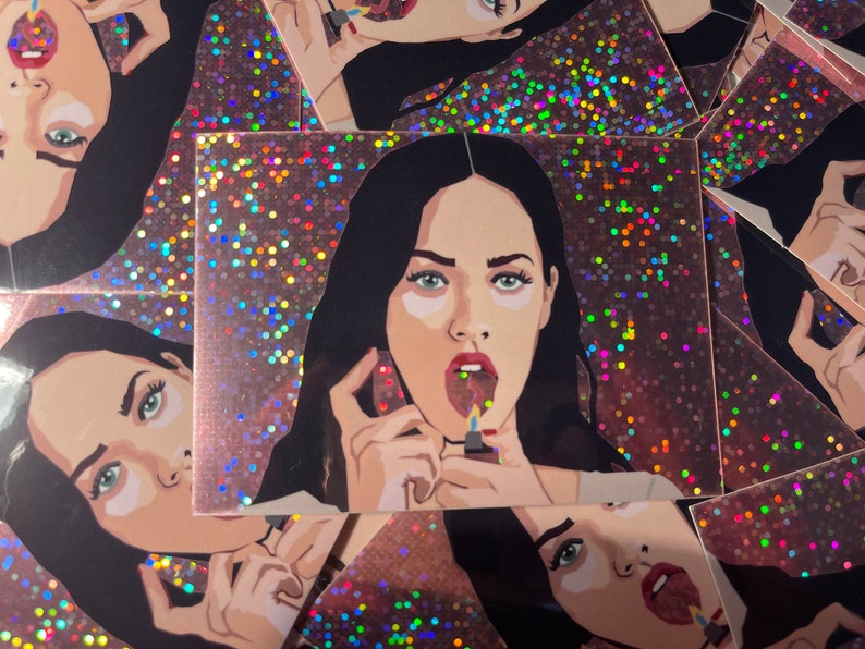 Jennifer's Body Lighter Glitter Sticker Etsy