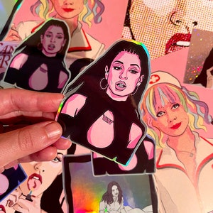 Maddy Perez holographic sticker