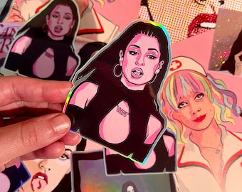 Maddy Perez holographic sticker