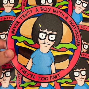 Tina Belcher vinyl sticker