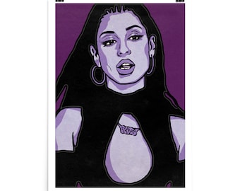 Maddy Perez (Purple) Euphoria fine art poster print