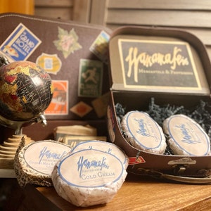 Tallow Soap and Suitcase Gift Set Box. Goat Milk Donkey Milk Camel Milk Bison and Cold Cream Soaps. Going Places!