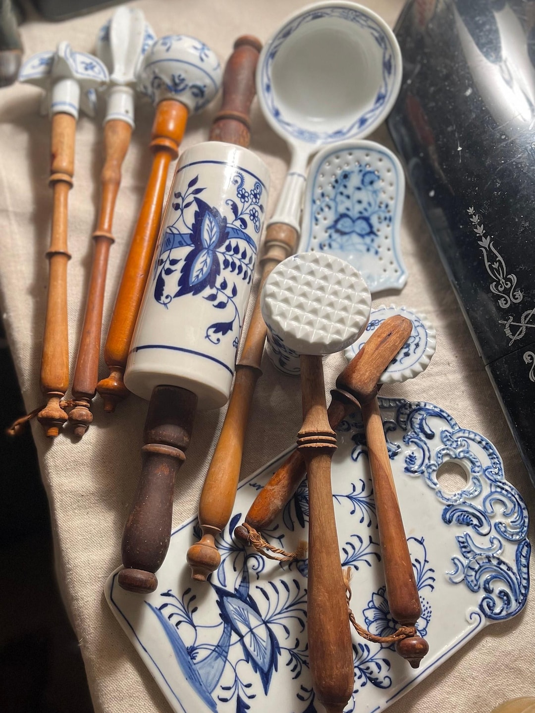 【USED】meissen ブルーオニオン　グレイビーボート　ソーシエール USED】meissen ブルーオニオン グレイビーボート ソーシエール 食器