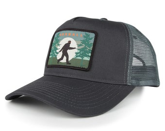 BigFoot Moon Trucker Hat (Charcoal)