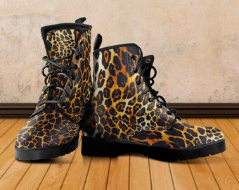ladies animal print boots