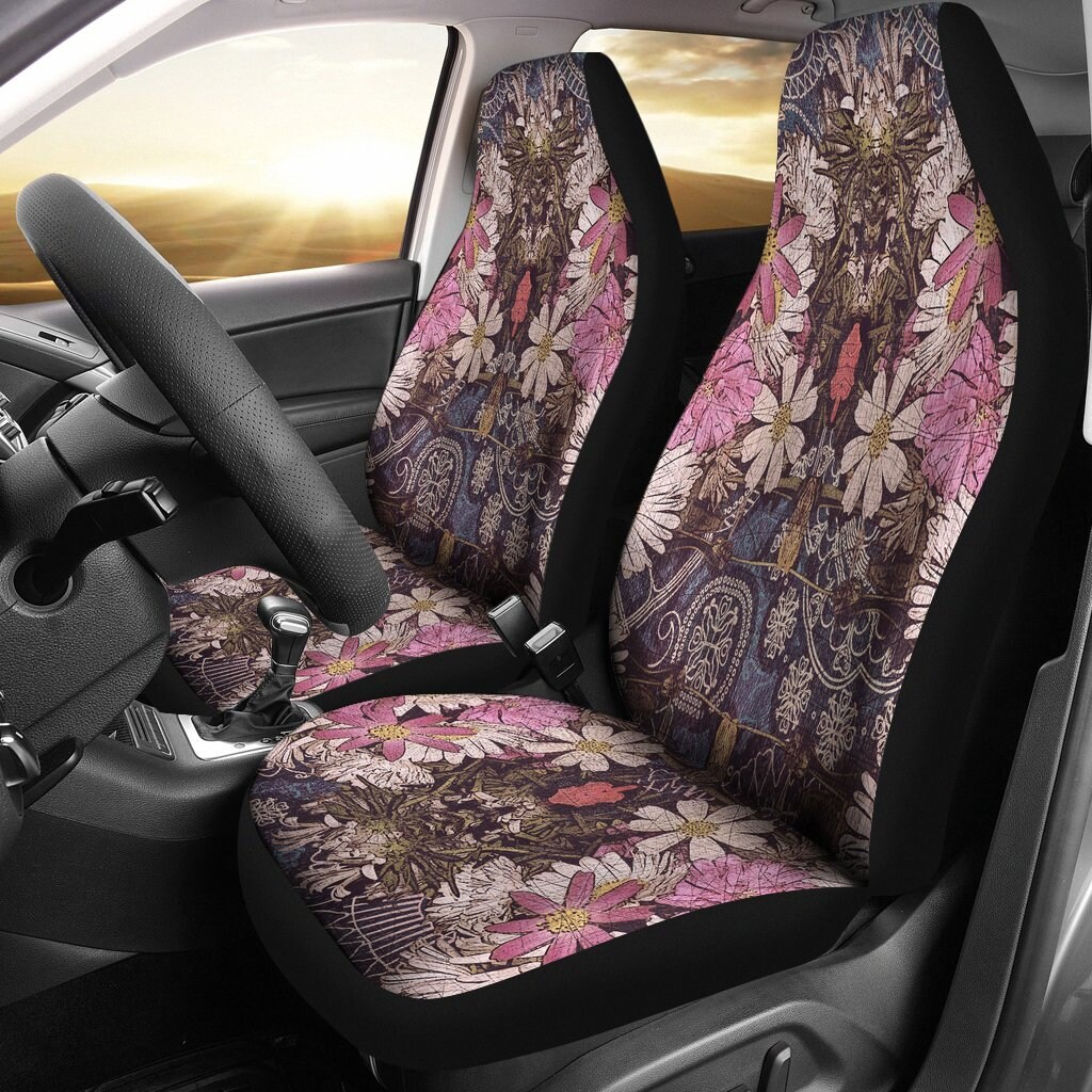 Boho Car Accessories Car Accessory Flower Car Seat Etsy