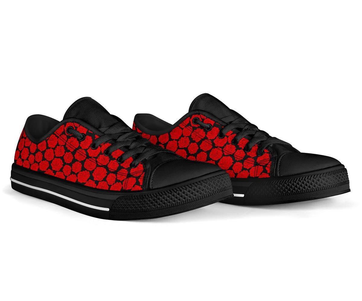 red rose sneakers