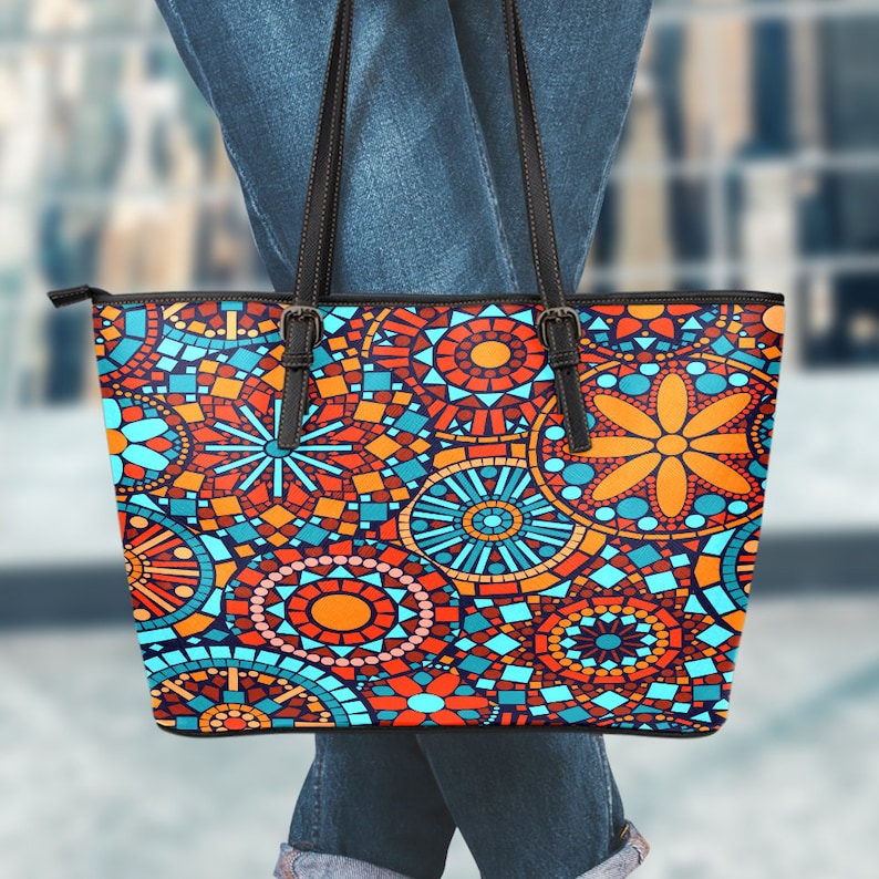 Tribal Boho Tote Bag Ethnic Pattern Extra Large Handbag | Etsy