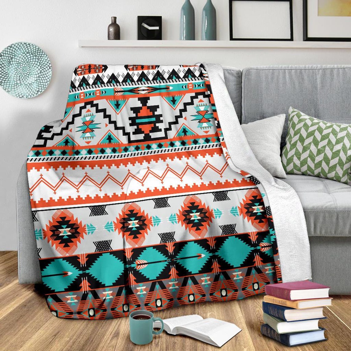 Tribal Throw Blanket Couch Throw Blanket Christmas Gift For Etsy