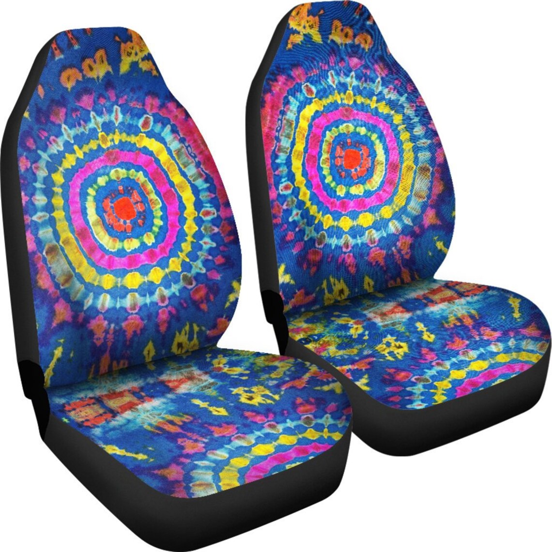 Tie Dye Car Seat Accessories Boho Seat Covers For Car Hippie Etsy
