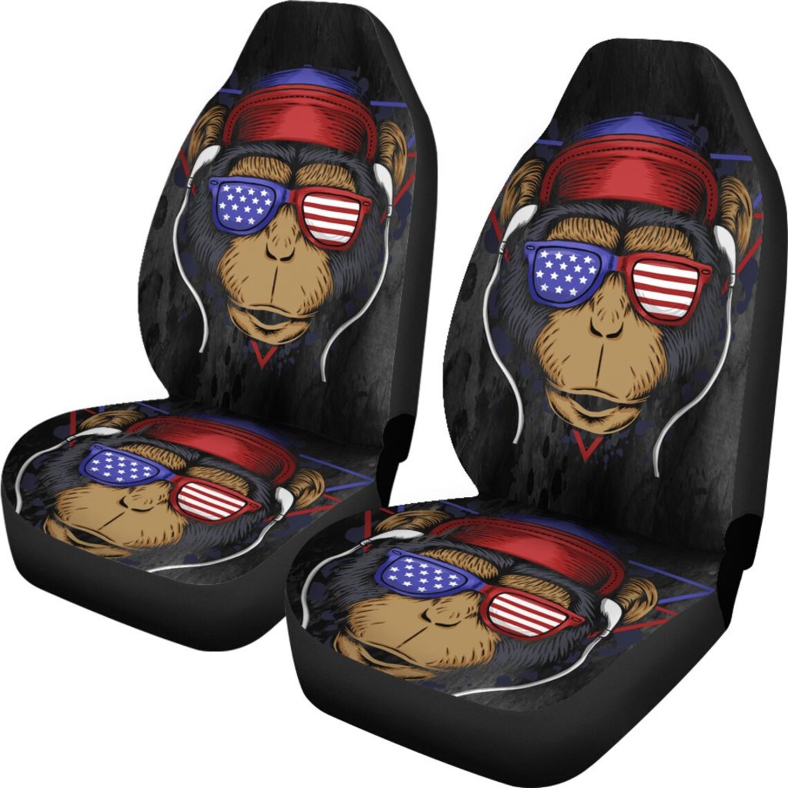 Retro Monkey Seat Cover Seat Covers For Car Car Accessories Etsy