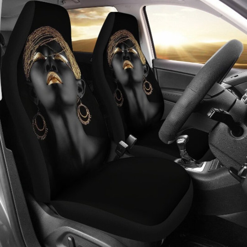 Tribal Girl Car Seat Covers Pattern Ethnic Style Image 0