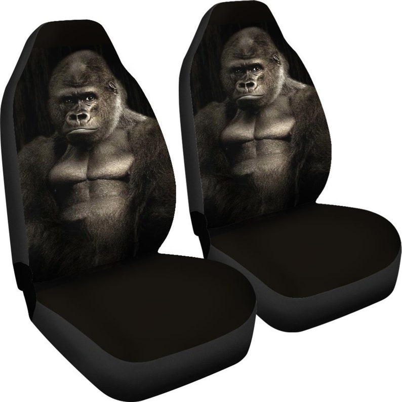 Gorillas Car Accessories Gorilla Lover Car Seat Covers For Etsy