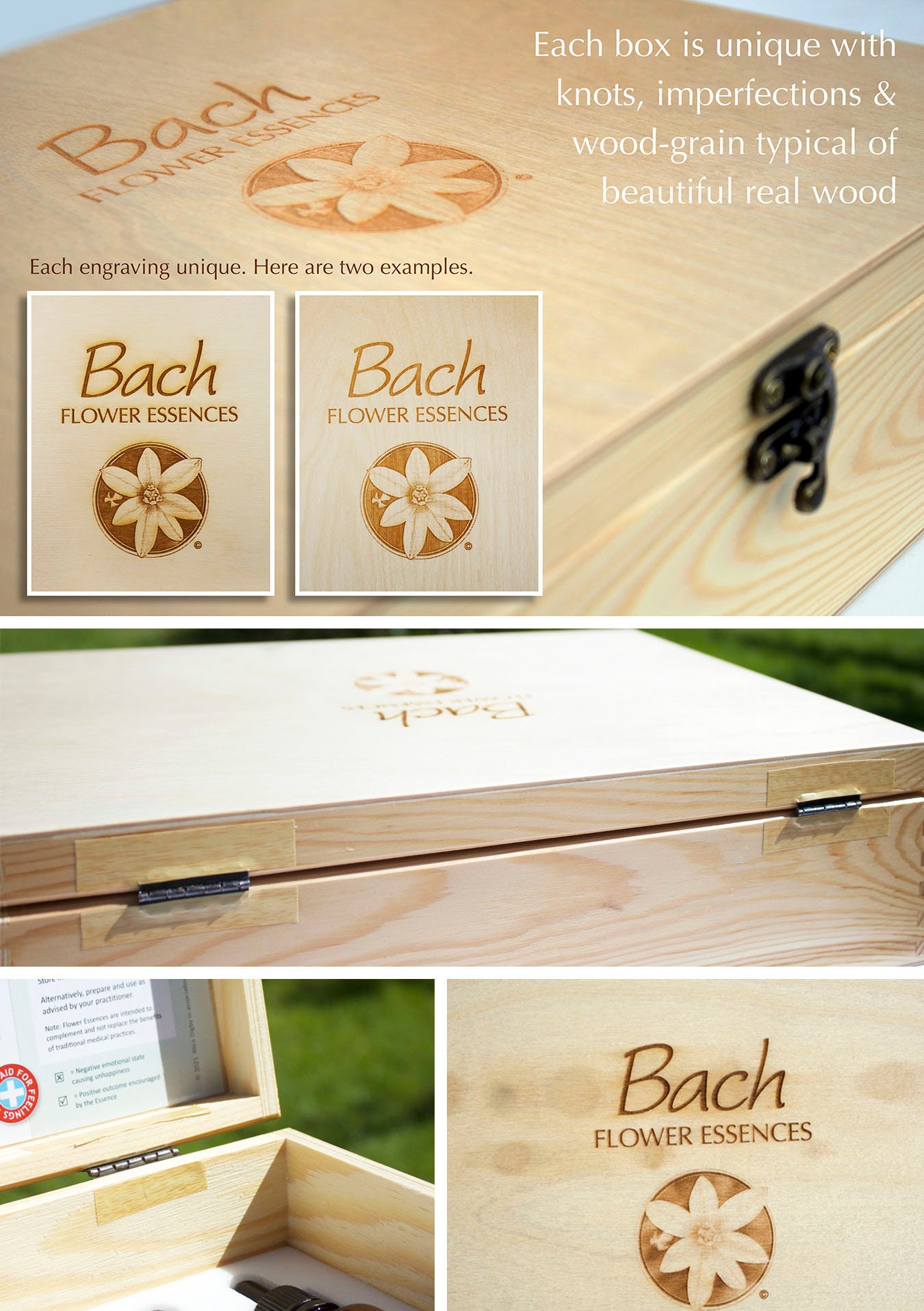 バッチフラワーエッセンス レメディ 木箱 ケース バッチフラワーエッセンス レメディ 木箱 ケース バッチフラワー