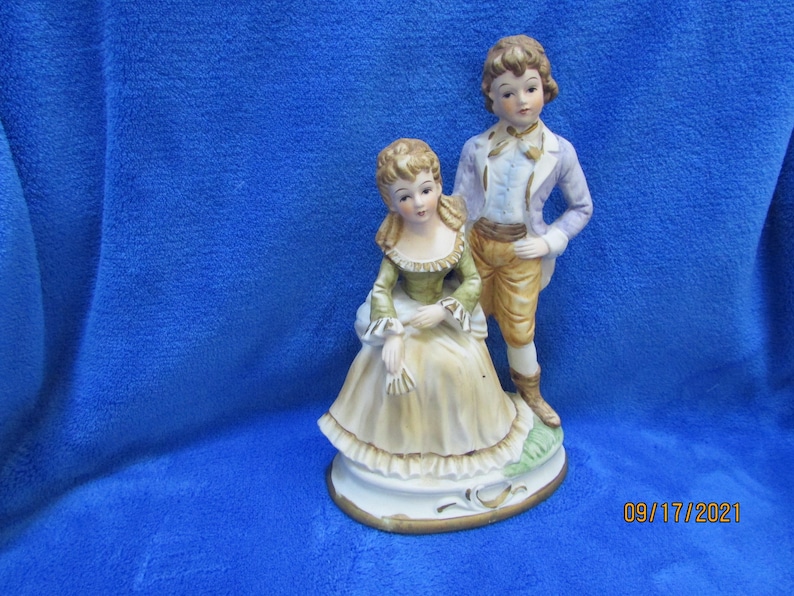 Vintage Porcelain Figurine Made in Italy Etsy