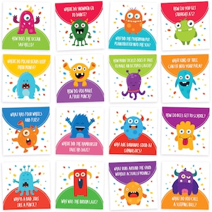 Lunch Box Witze für Kinder - 60 süße inspirierende und motivierende Thinking of You Notizen Karten für Jungen & Mädchen Lunchbox