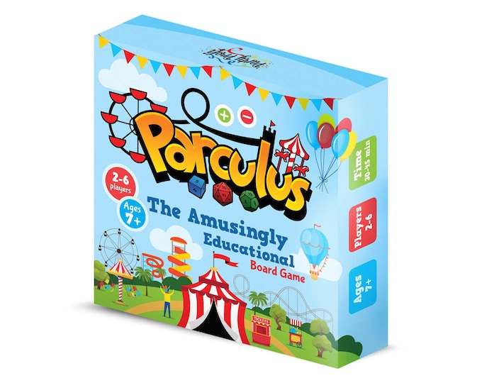 Parculus Board Games for Kids - Amusingly Educational Math and Puzzle Board Game