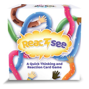 ReactSee Card Family Games - Fun Party Game for Kids Teens and Adults