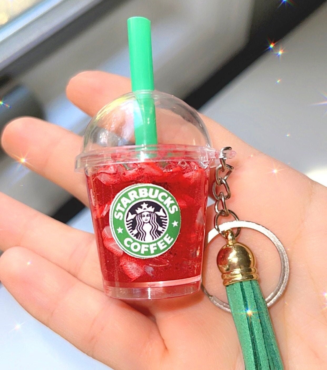 Starbucks Keychain - Etsy Starbucks Keychain - Etsy