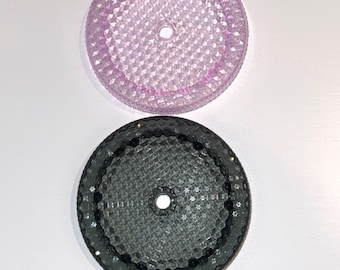 Tapa de vaso con tachuelas de repuesto para vasos con tachuelas de Starbucks, tapa de vaso con tachuelas de repuesto de color, tapa de vaso con diamante negro