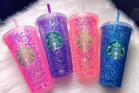 Starbucks Glitter Customized Cup - Custom Chunky Glitter Tumbler Cup  Starbucks Venti Cup Free Shipping - Etsy