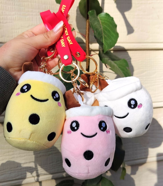Milk tea keychain discount
