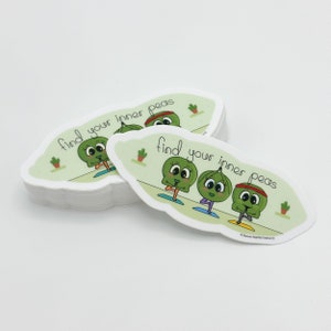 Trouvez ce qui est en vous - Yoga - Sticker vinyle
