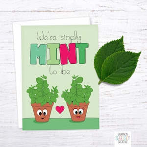 Somos simplemente MINT To Be Card