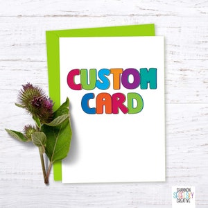 Vegecard personnalisée - Carte de voeux