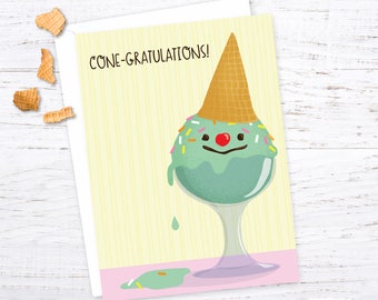 Cone-gratulations Card