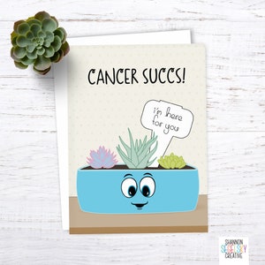 Tarjeta de apoyo para personas con cáncer: Cancer Succs