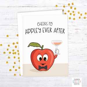 Um brinde ao cartão Apple'y Ever After