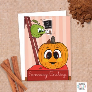 Seasonings Greetings - Greeting Card