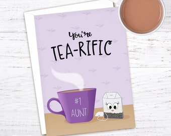 Tea-rific Aunt Card
