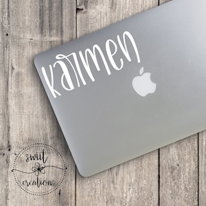 Name Decal, Custom Name Sticker, Custom Decal, Custom Sticker, Waterproof Sticker, Personalized Decal, Laptop Decal, Water Bottle Decal