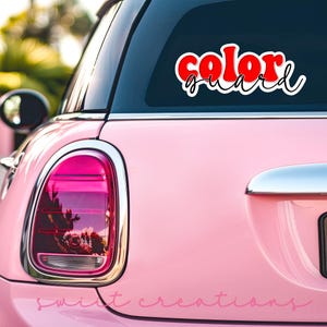 Red Color Guard Waterproof Sticker, Marching Band Sticker, Guard ...