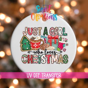 Retro Bold Merry Christmas UV DTF Ornament Decal | Lightning Bolt & Animal Print Christmas Lettering | UVDTF Ornament Transfer | O-1685