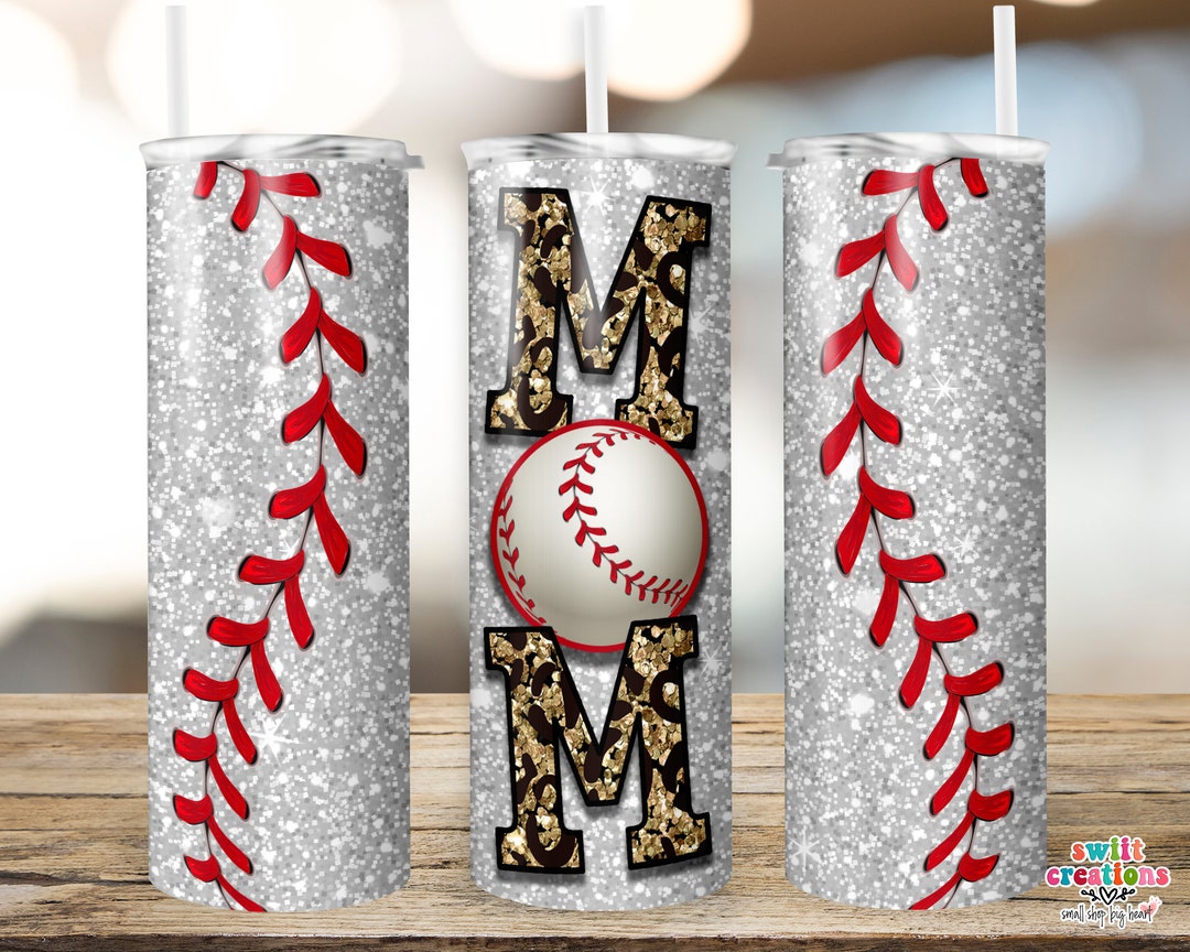 Baseball Mom 20oz Insulated Tumbler, Baseball Mom, Sports Mom Tumbler, Baseball Tumbler for Mom