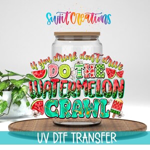 Sticker UV DTF Watermelon Crawl | UV1448